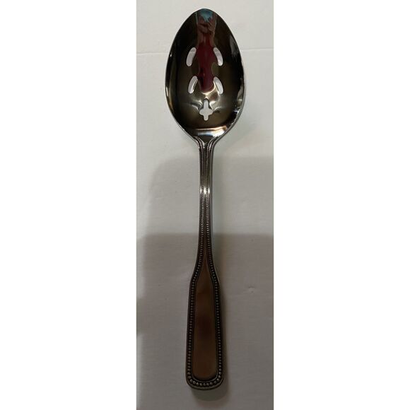 "1776' Stainless By Salem Japan 6 Piece Serving Set Beaded Edge - Picture 5 of 9